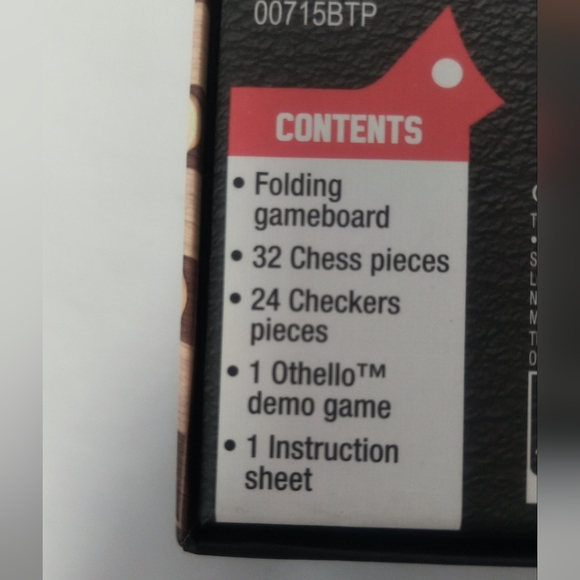 New Chess / Checkers / Tic Tac Toe Set - Picture 3 of 5